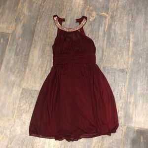 Wine/Burgundy Dress